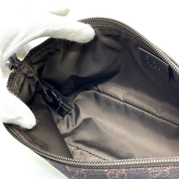 GUCCI 257300 GG pattern Shoulder bag Accessory pouch Canvas Brown - Picture 10 of 16